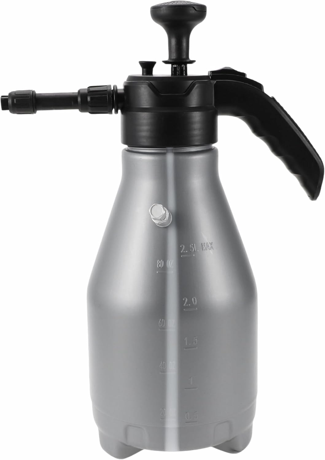 Foam Pump Sprayer/Outside Wash Sprayer Foaming Pump Sprayer for Car Home Garden/Durable Plastic 2.5L / 1 Pc Gray