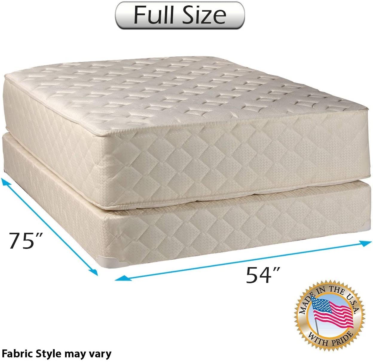 DS Solutions USA Highlight Luxury Firm Full Mattress & Low 5