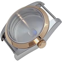 Replacement Watch Case 36mm 39mm Polished Finish Sapphire Cyclops Flat Glass Fit NH35 NH36 Mechanical Movement for Rolex Datejust-E2 36MM