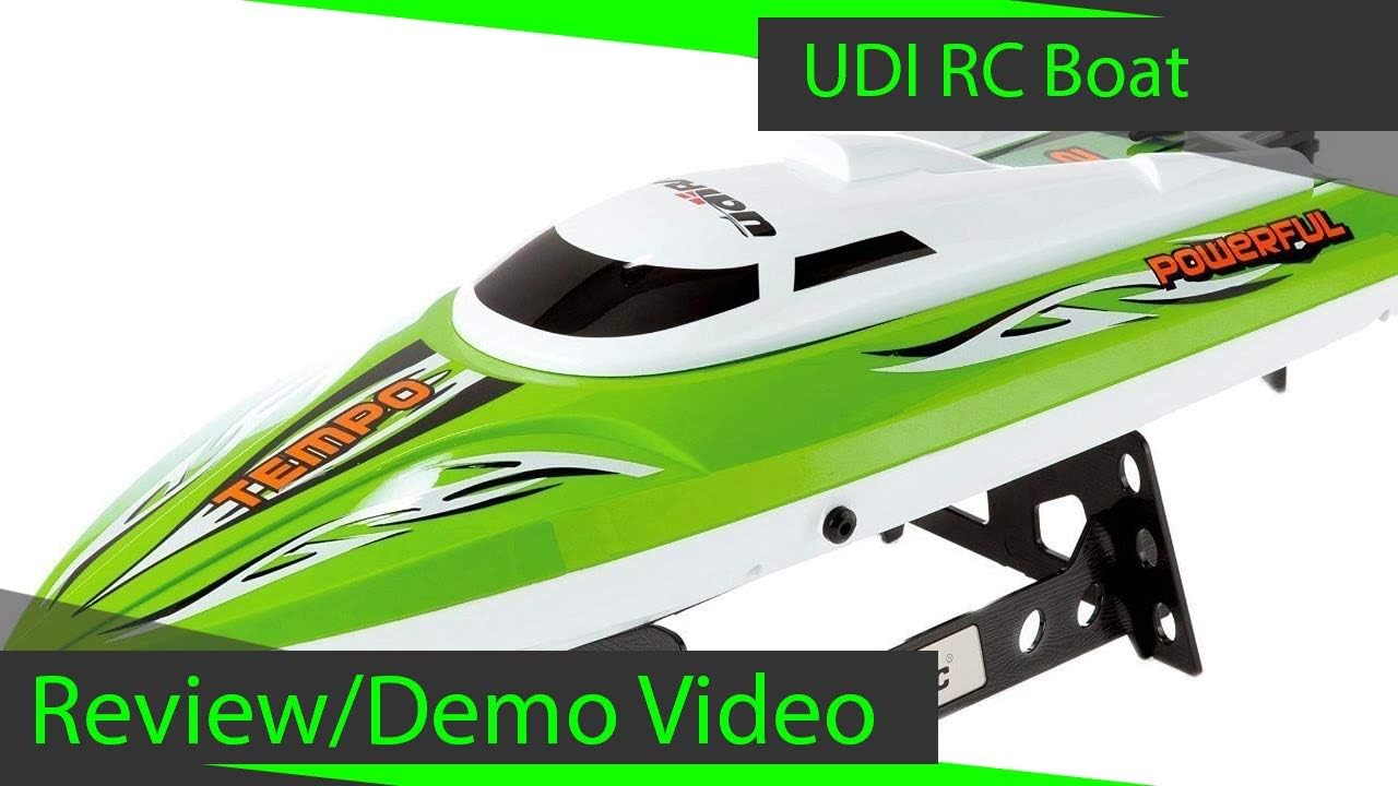 UDI RC Tempo 2.4GHz High Speed Remote Control 17 Electric Boat (Blue)