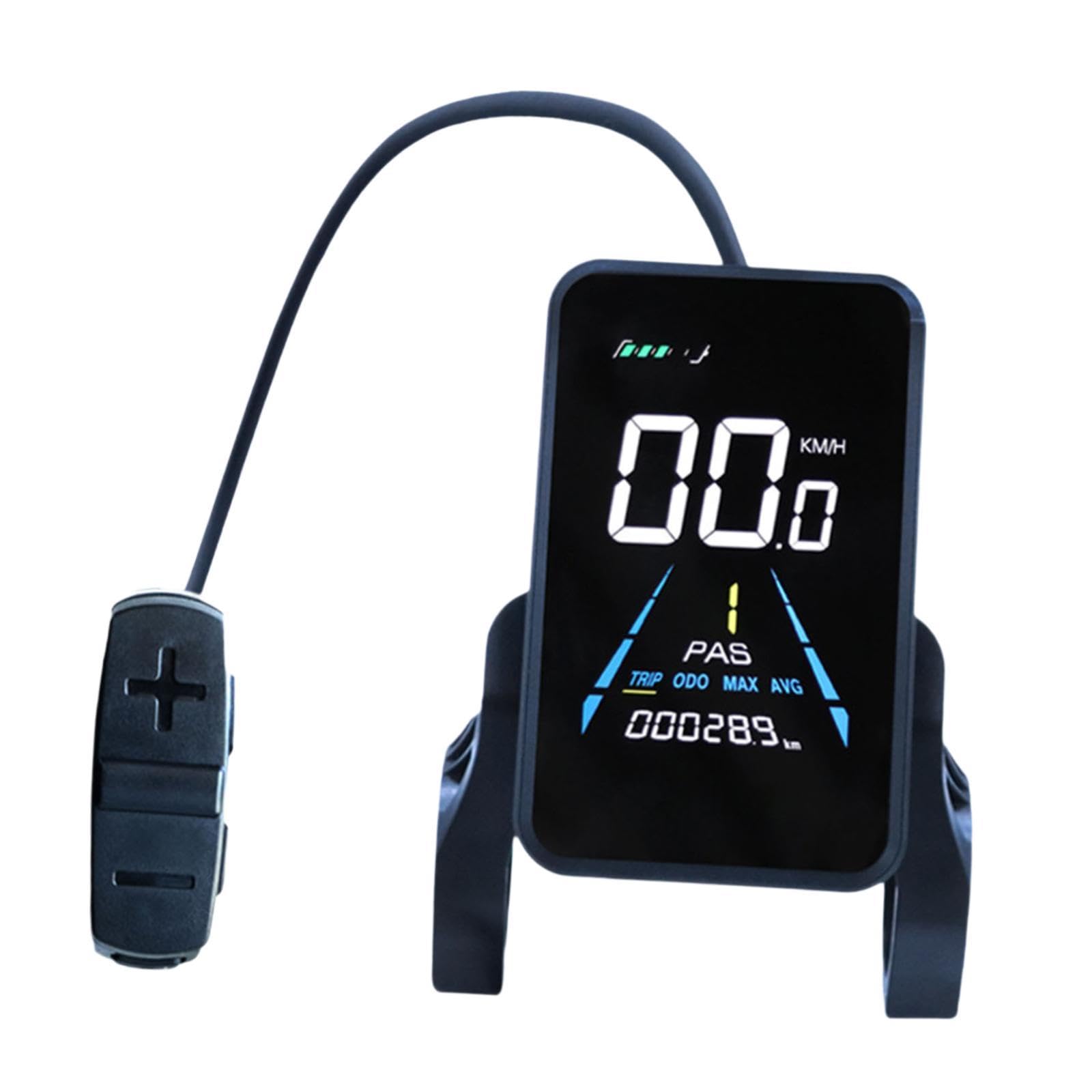 kowaku Computadora para Bicicleta Eléctrica Cuentakilómetros para Bicicletas Eléctricas, Computadora para Ciclismo,