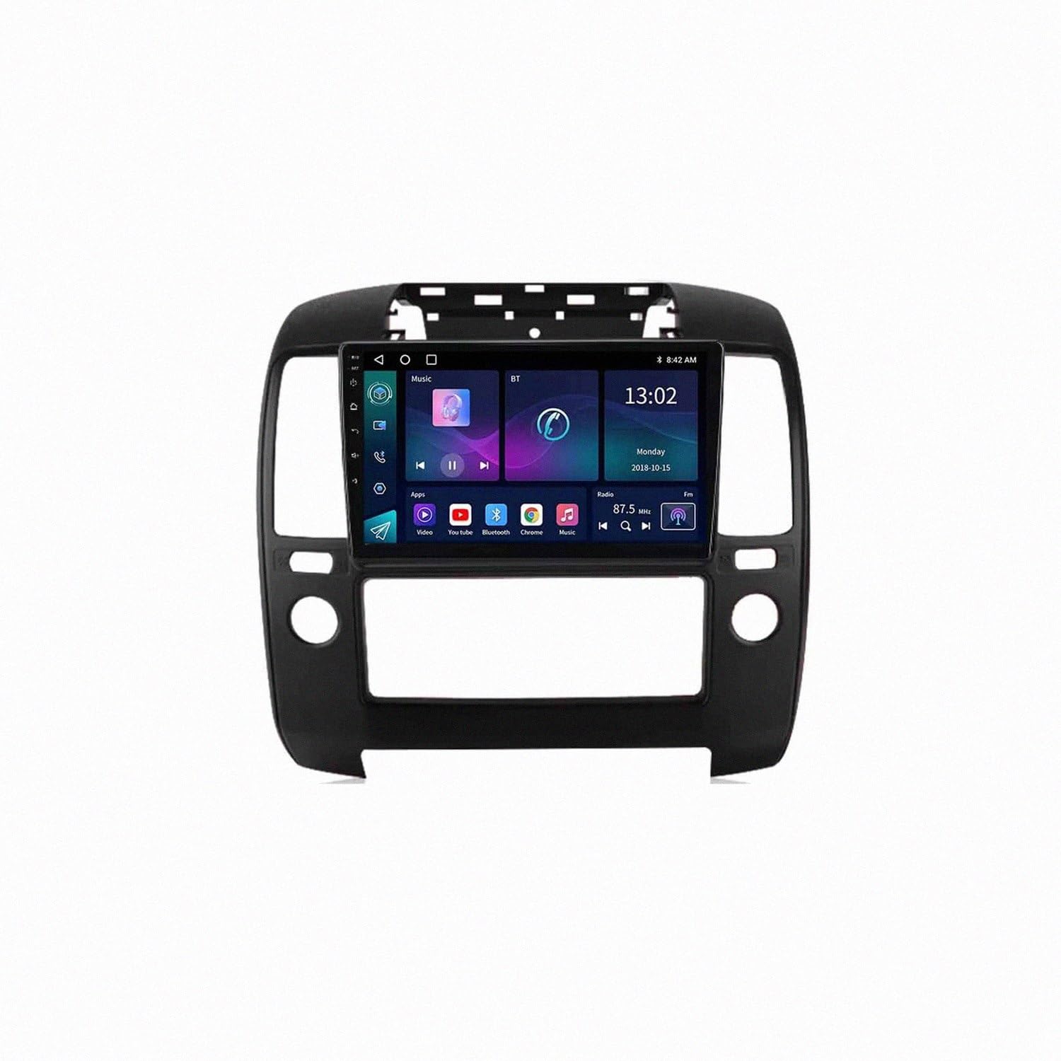 Pantalla de coche con Carplay soluciona la navegación en Navara 8