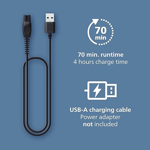 Miniatura 6 de Norelco Philips BT362040 - Recortadora de barba 100 % impermeable, serie 3000 con cuchillas autoafilables, 40 ajustes de longitud ajustables y dos