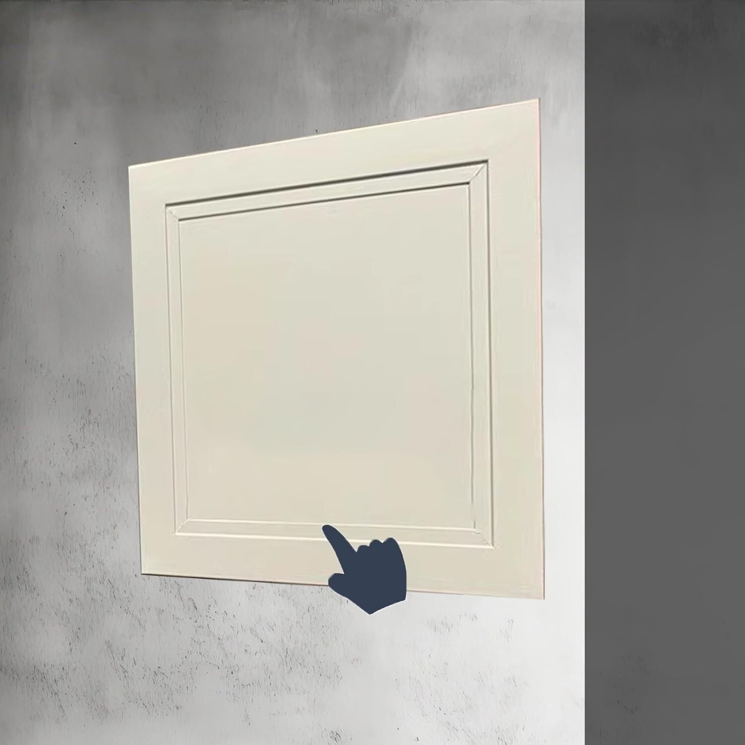 Kjobdwz Beige Steel Access Panel Spring Loaded Access Panel, Drywall Wall Hole Cover Access Door For Plumbing, Inspection Door Hatch(,15X15cm/6X6in)