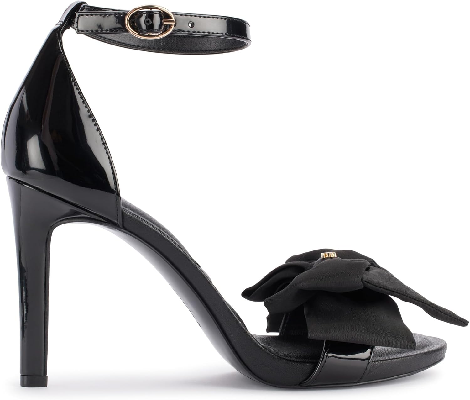 KARL LAGERFELD Women's Kenz Bow Evening Ankle Strap Heeled Sandals - Image 5