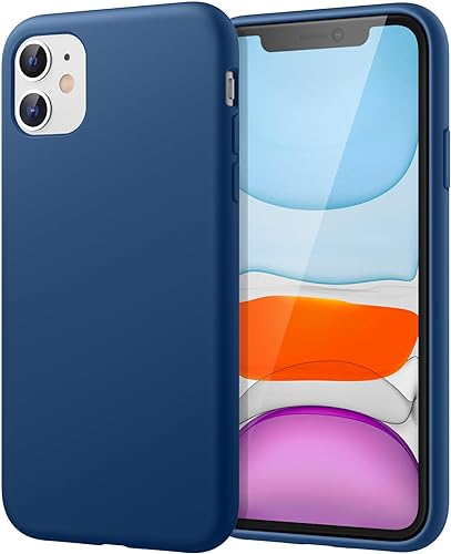 JETech - Carcasa de silicona para iPhone 11 (2019) de 6.1 pulgadas, tacto suave y sedoso, funda protectora de cuerpo completo, a prueba de golpes