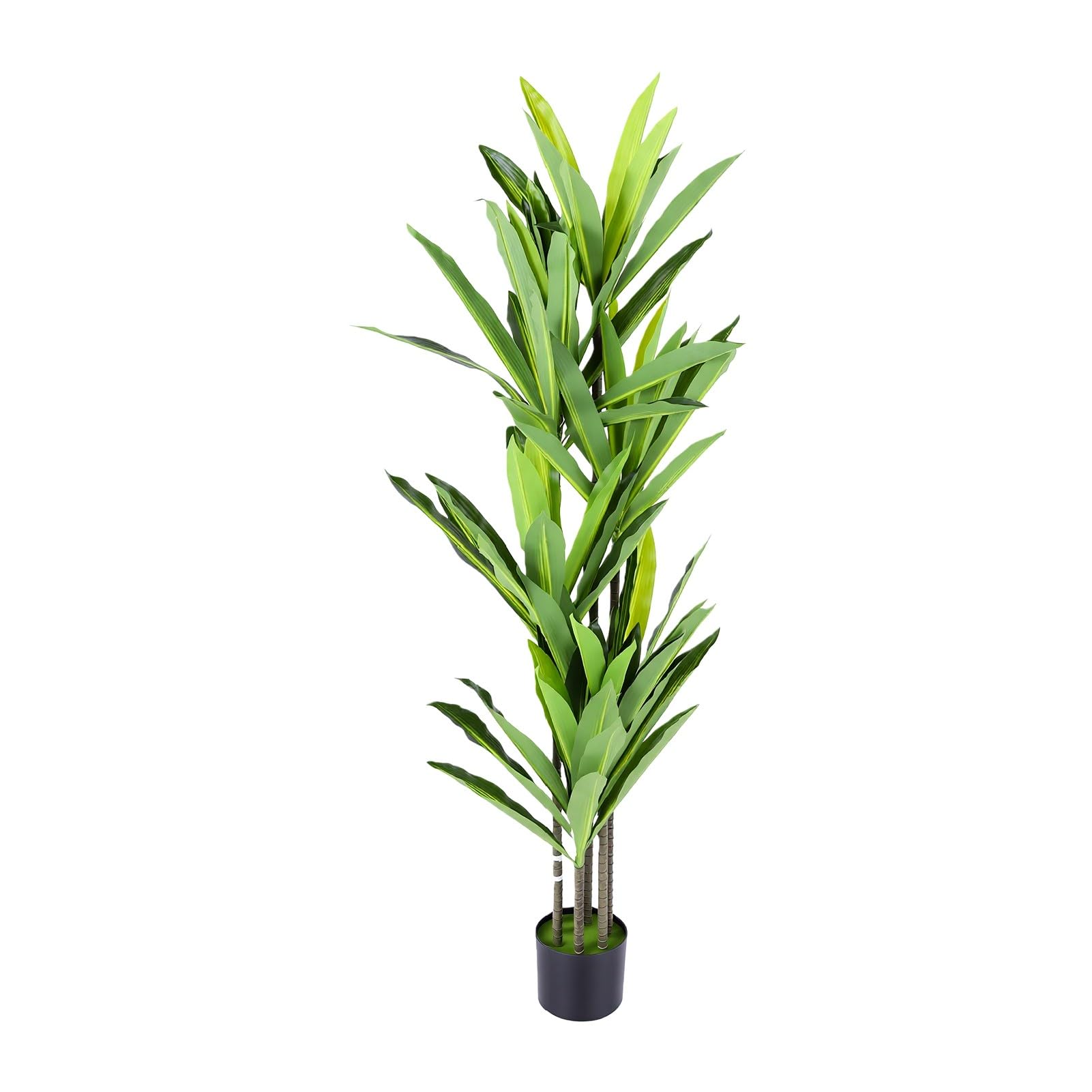 Arbre de Fer Artificiel du Brésil 4,9 Pieds avec Feuilles de Soie