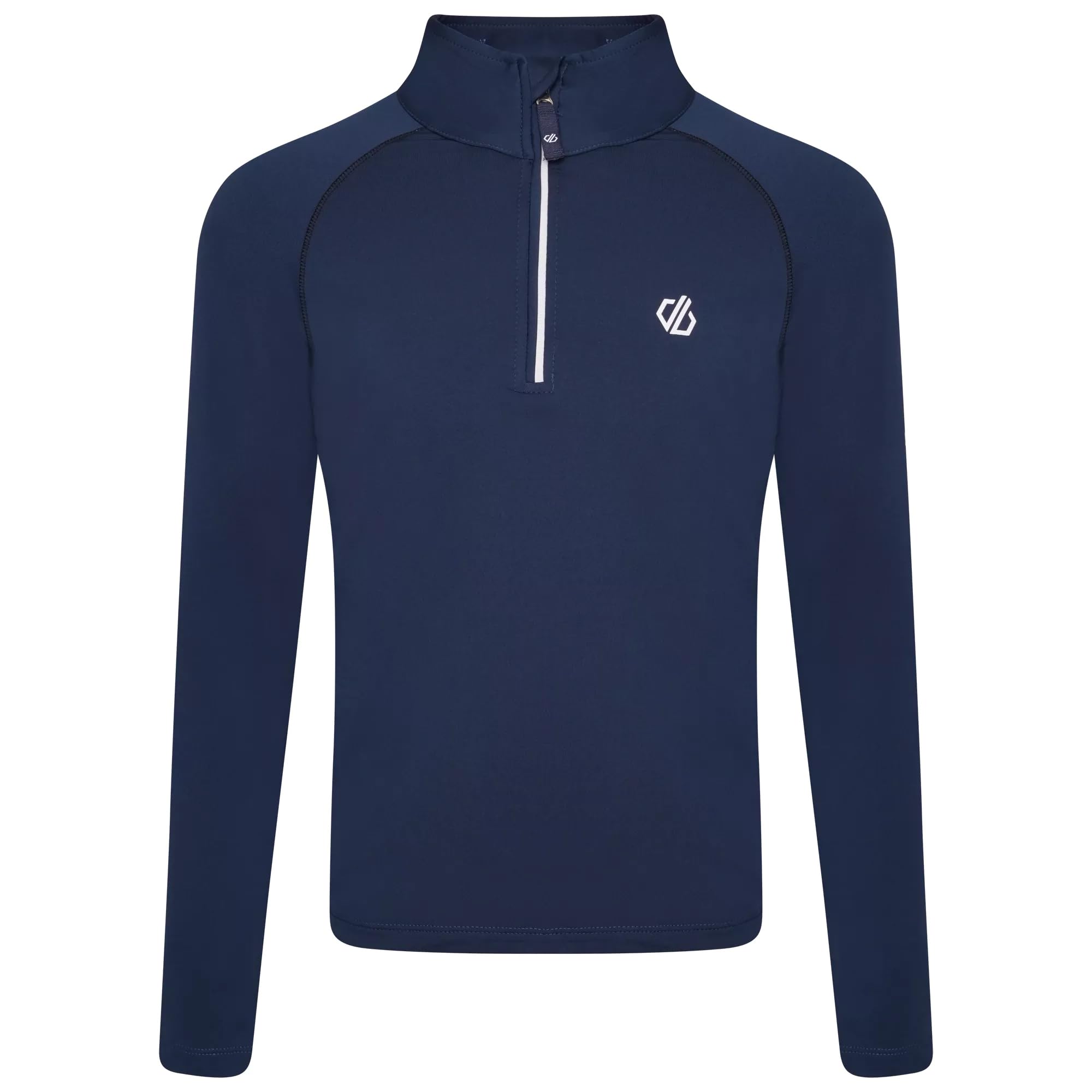 Dare 2b Kids' Consist Recycled Core Stretch Midlayer with iLUS core fabric, perfect for Hiking, Skiing & Snowboarding