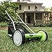 Greenworks 16-Inch Reel Lawn Mower with Grass Catcher 25052,Black/Green, 47