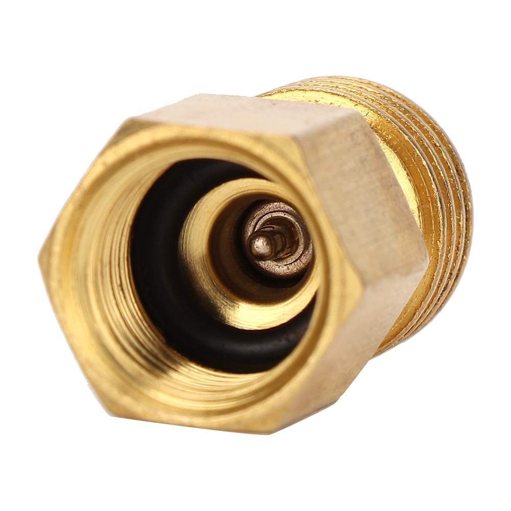 R134A Brass AC Fitting With Valve Core R134A Brass Refrigerant - Foto 6