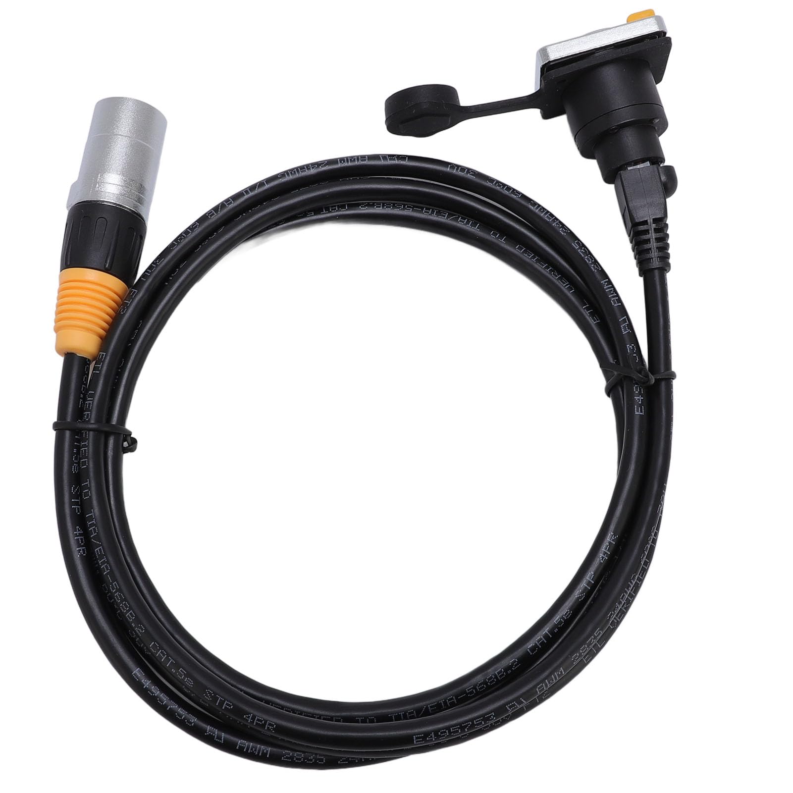 Câble d'Extension Ethernet STP RJ45 Mâle vers Femelle, Conception Étanche Connexion Stable Adaptateur Réseau LAN pour Routeurs Commutateurs Caméras (1.km/4.adjectif)