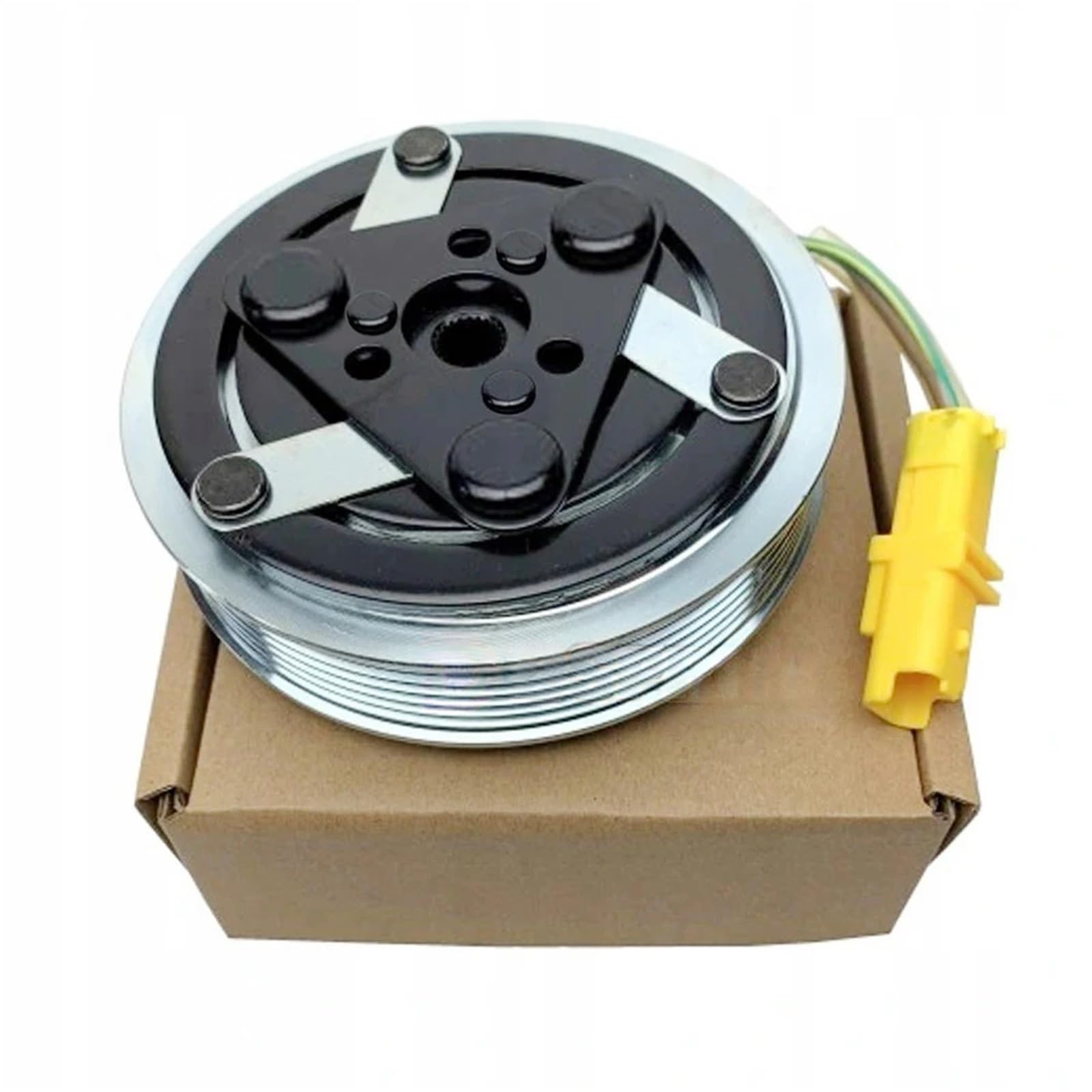 AC Compressor Clutch Fit for Citroen C3 C4 Fit for Peugeot 2008 207 208 UAZ 9678656080-02 AC Compressor Clutch Pulley