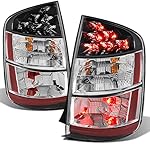 AKKON - For 2004 2005 Toyota Prius Driver Left LH & Passenger Right RH Side Tail Lights Tail Lamps Pair Assembly
