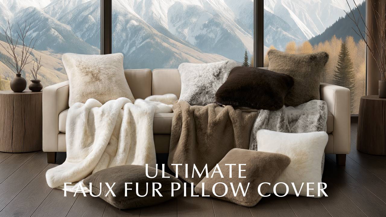 Amazon.com: EVERGRACEHOME Luxury Soft Faux Chinchilla Fur Throw