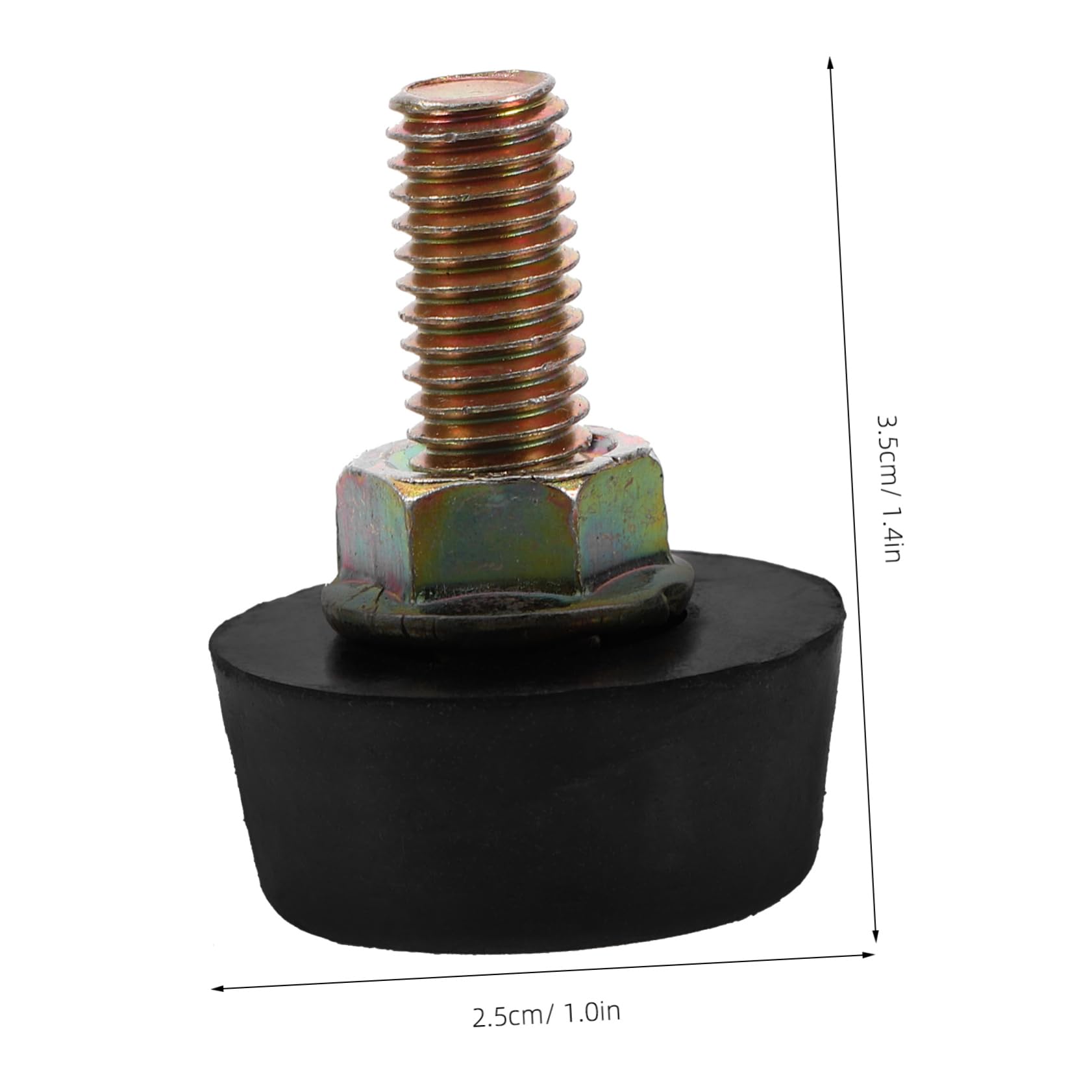 PRETYZOOM 1Pair Car Bumper Bonnet Adjusters Durable Engine Hood Stop Pin Adjusters for Easy Installation Essential for Safe Driving Fits Vehicles