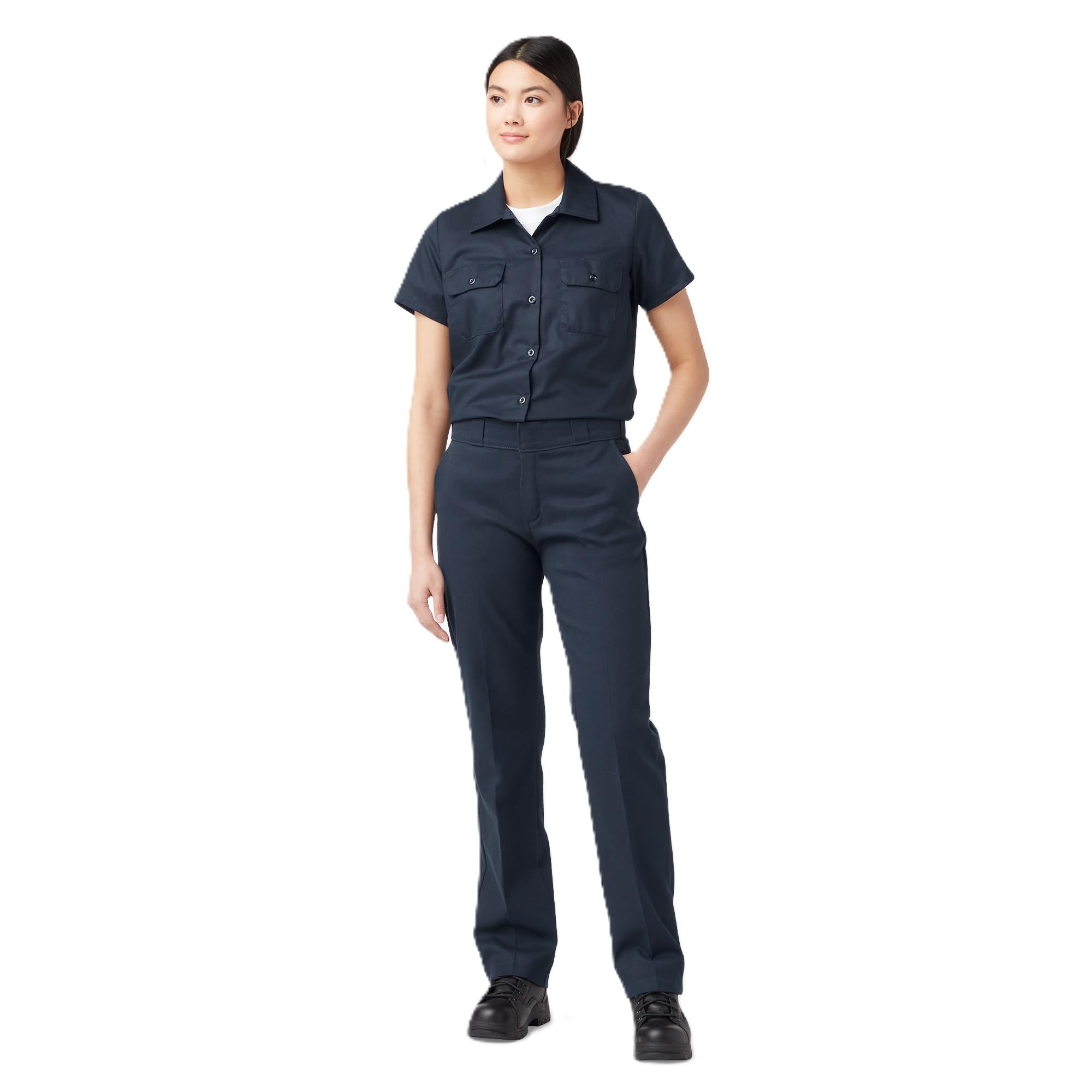 Dickies Women's Dark Navy Original Work Shirt Small 574, Blue, S