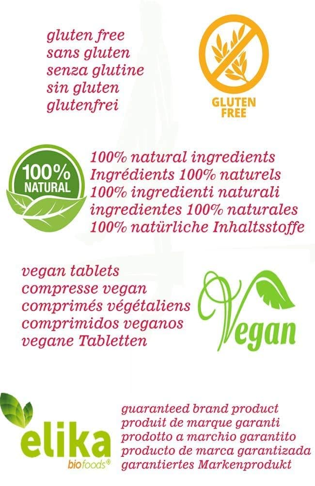 Triphala BIOLOGICO di Elikafoods®. Depurativo e disintossicante naturale. Integratore naturale per la pulizia del colon. Compresse naturali per la stitichezza intestinale - 120 compresse da 500 mg.