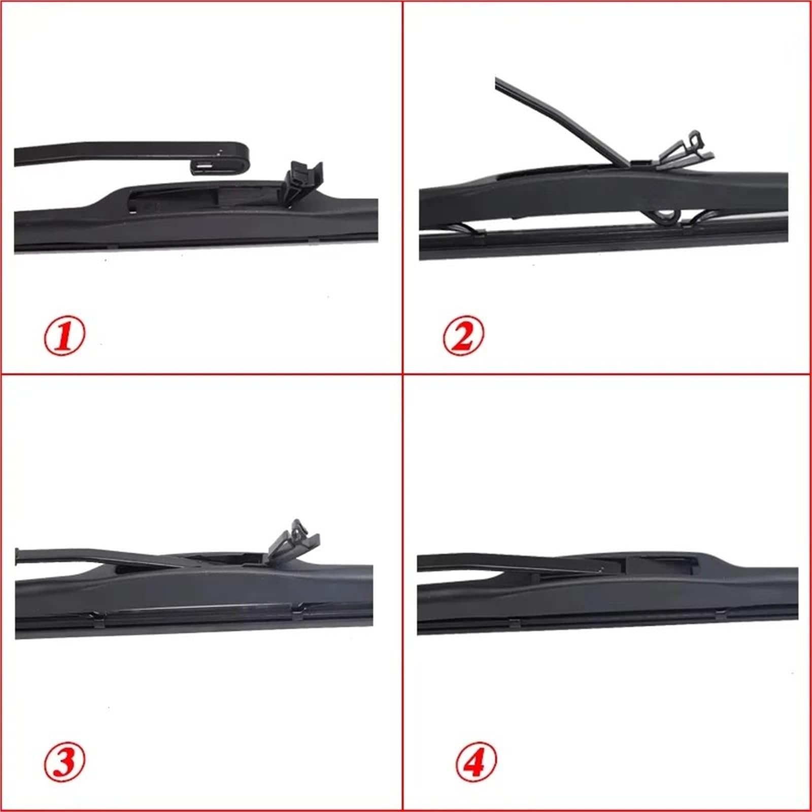 Silencio Escobilla Escobilla Limpiaparabrisas Delantera Y Trasera Para Hyundai Para Accent MC 2006-2011