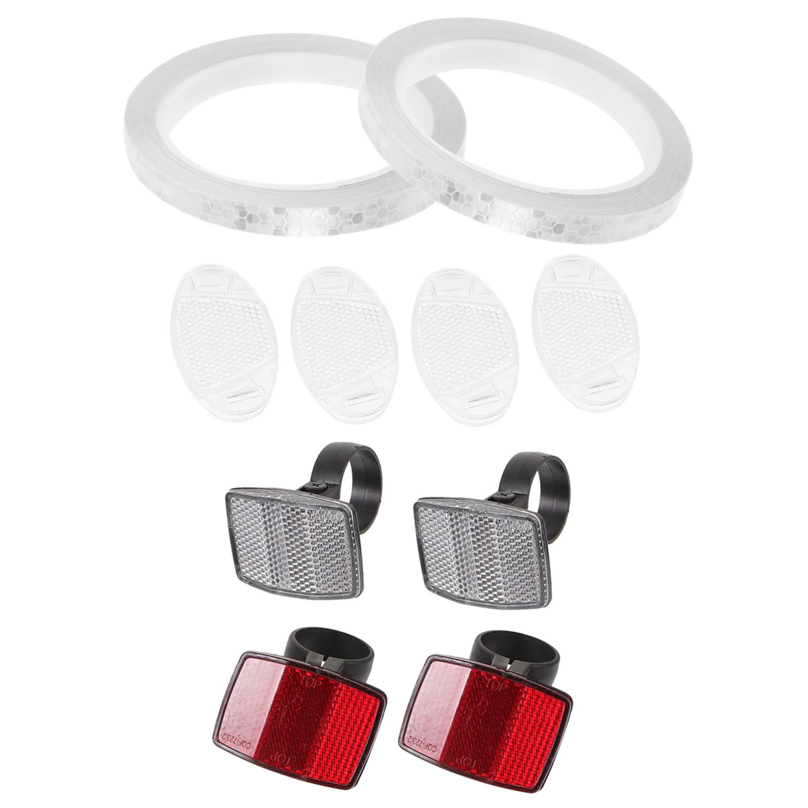 POPETPOP Bike Reflectors Bike Reflective Film for Rear Light Reflective Lens Random Color