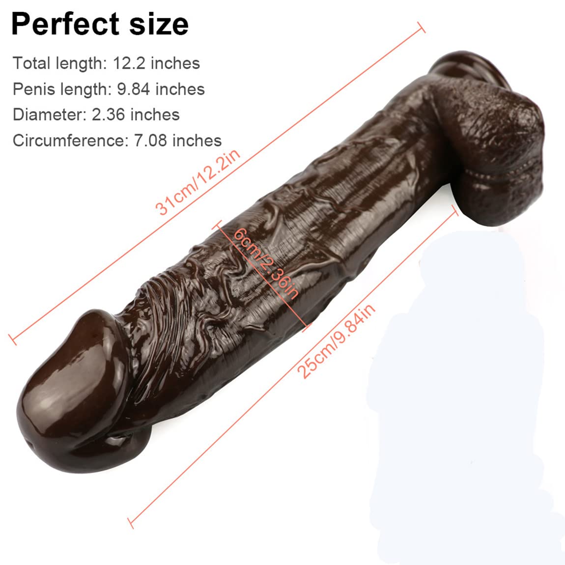𝐃Id𝐨 Xxl Gigante Re𝐚Lis𝐭𝐢Co 𝐏𝐞Ne Fi𝐧To per Don𝐧E Grosso S𝐞X T𝐨Y𝐬C𝐨P D𝐨Nna 𝐔Omo D𝐢D𝐨 Fallo R𝐞Ali𝐬𝐭Ico Silicone Mor𝐛Ido 31Cm 𝐃Onna P𝐞N𝐞 Enorme Re𝐚𝐥E con Ventosa Marron