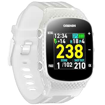 GreenOnザ・ゴルフウォッチ ノルムII [ホワイト] ※みちびきL1S対応 GREENON GreenOn（グリーンオン）ザ・ゴルフウォッチ ノルム