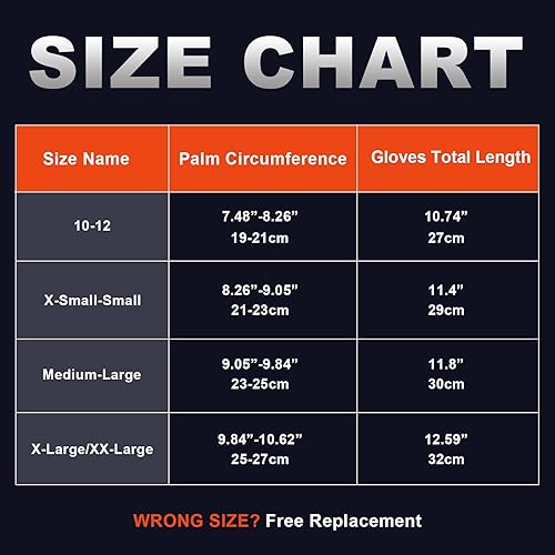 Miniatura 6 de ONNAS Ski Gloves Waterproof Winter Warm Snowboard Gloves for Men Women Thermal Windproof Snow Gloves - Grey Reflective