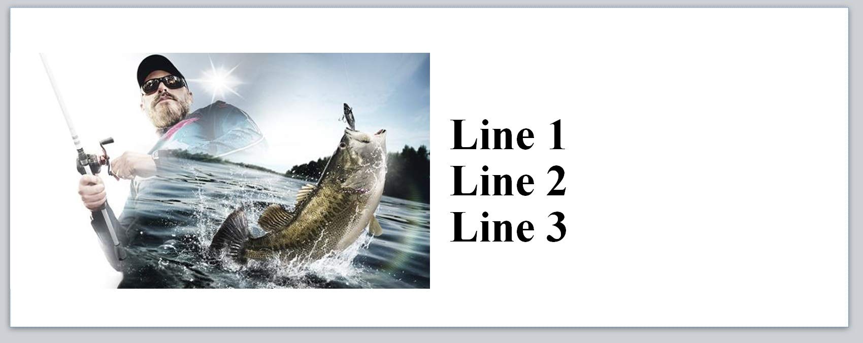 150 Personalized Address Labels Bass Fishing (p 835)