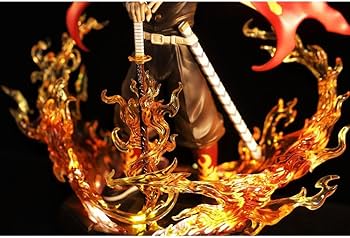 Amazon.co.jp: 鬼滅 炎柱 煉獄 杏寿郎 1 6スケール 塗装済み完成品