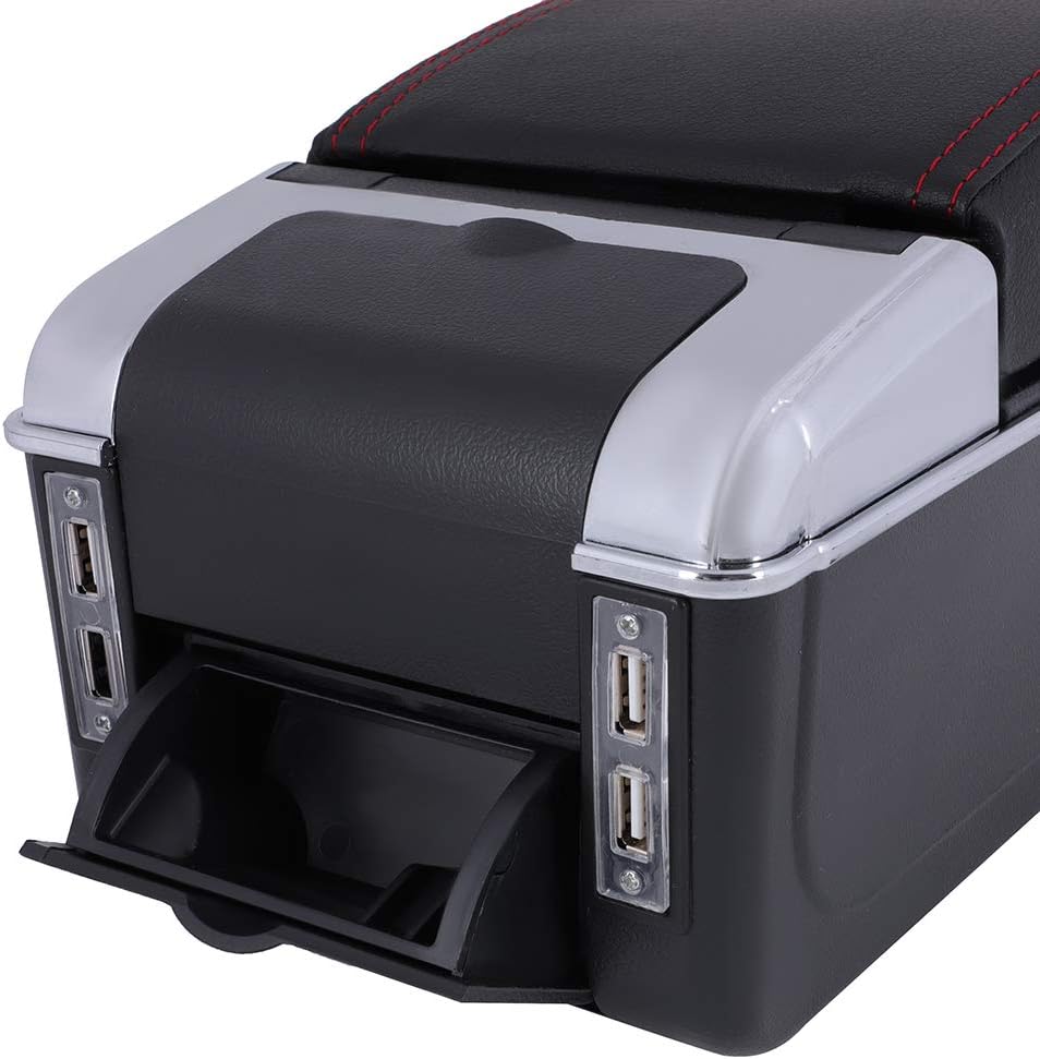 SCITOO Center Console Armrest Storage Box for 2011-2015 FOR Nissan Juke