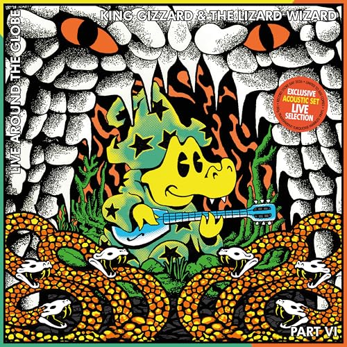 Album Art for Live Around The Globe Part Vi: The Acoustic Concert (180g Transparent Turquoise Marbled Vinyl) by King Gizzard & The Lizard Wizard