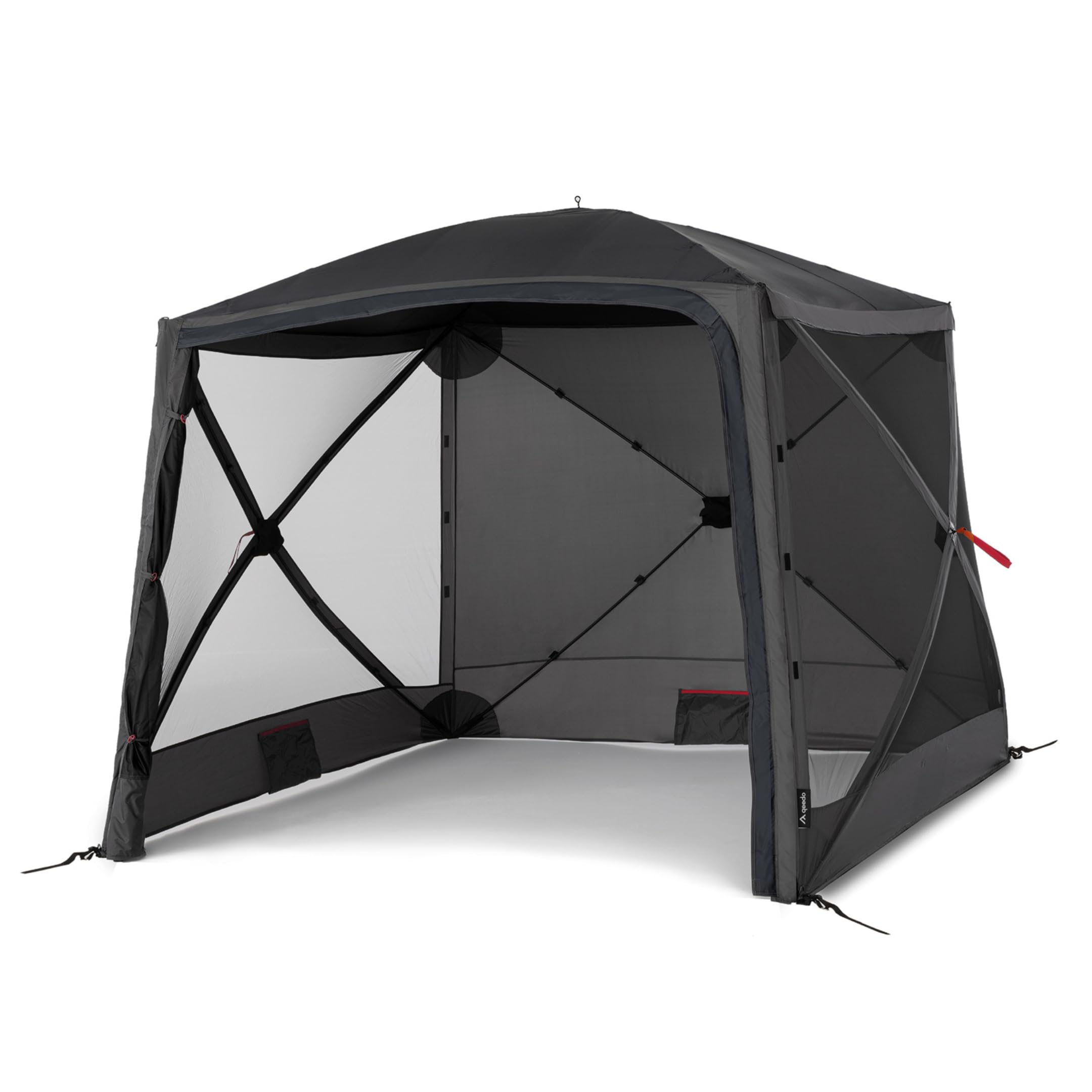 Qeedo Faltbares Schnell-Aufbau Pavillon: Quick Hub Square – 2,4 x 2,1 m, UV-Schutz