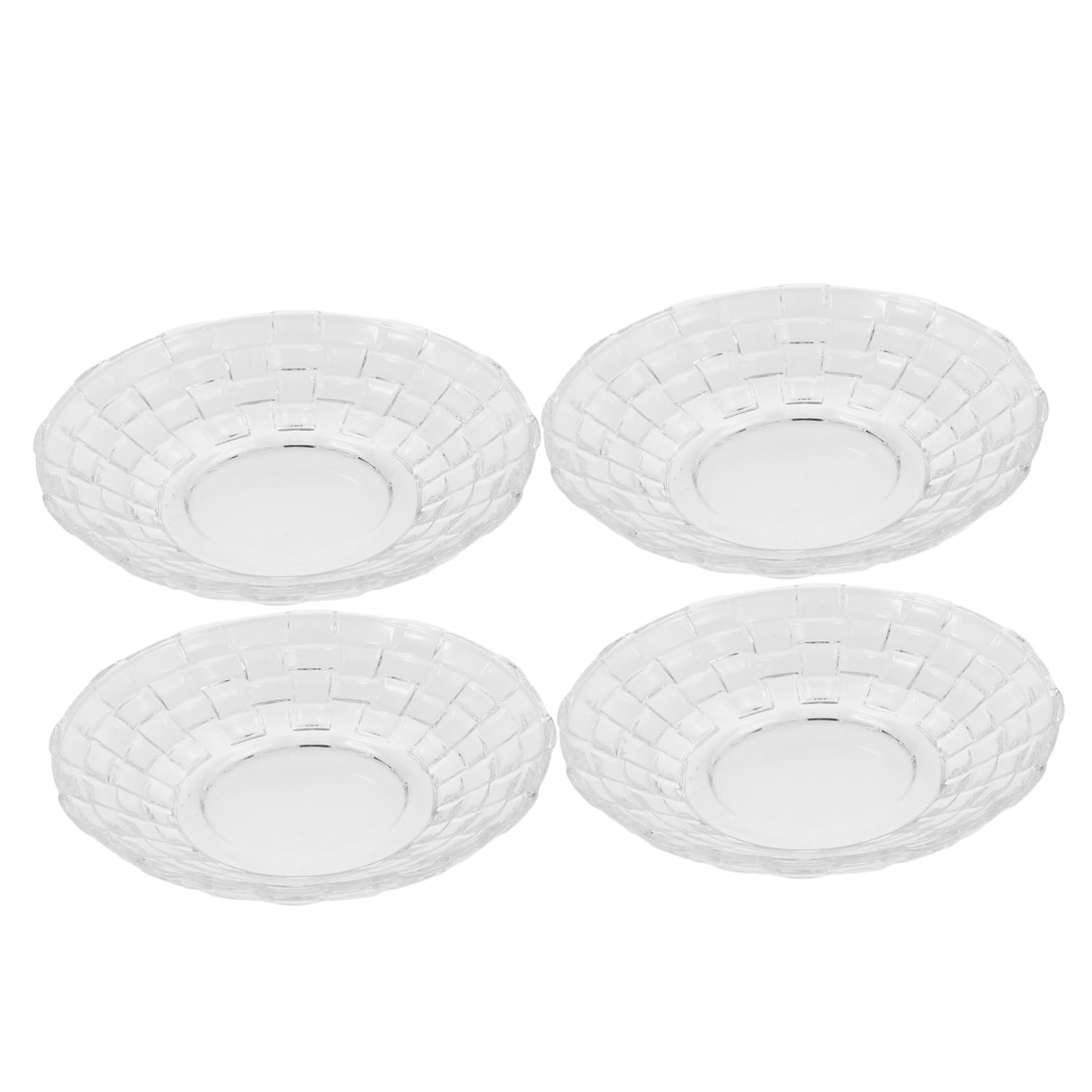 Assiette à gâteau en verre SOIMISS stable et élégante