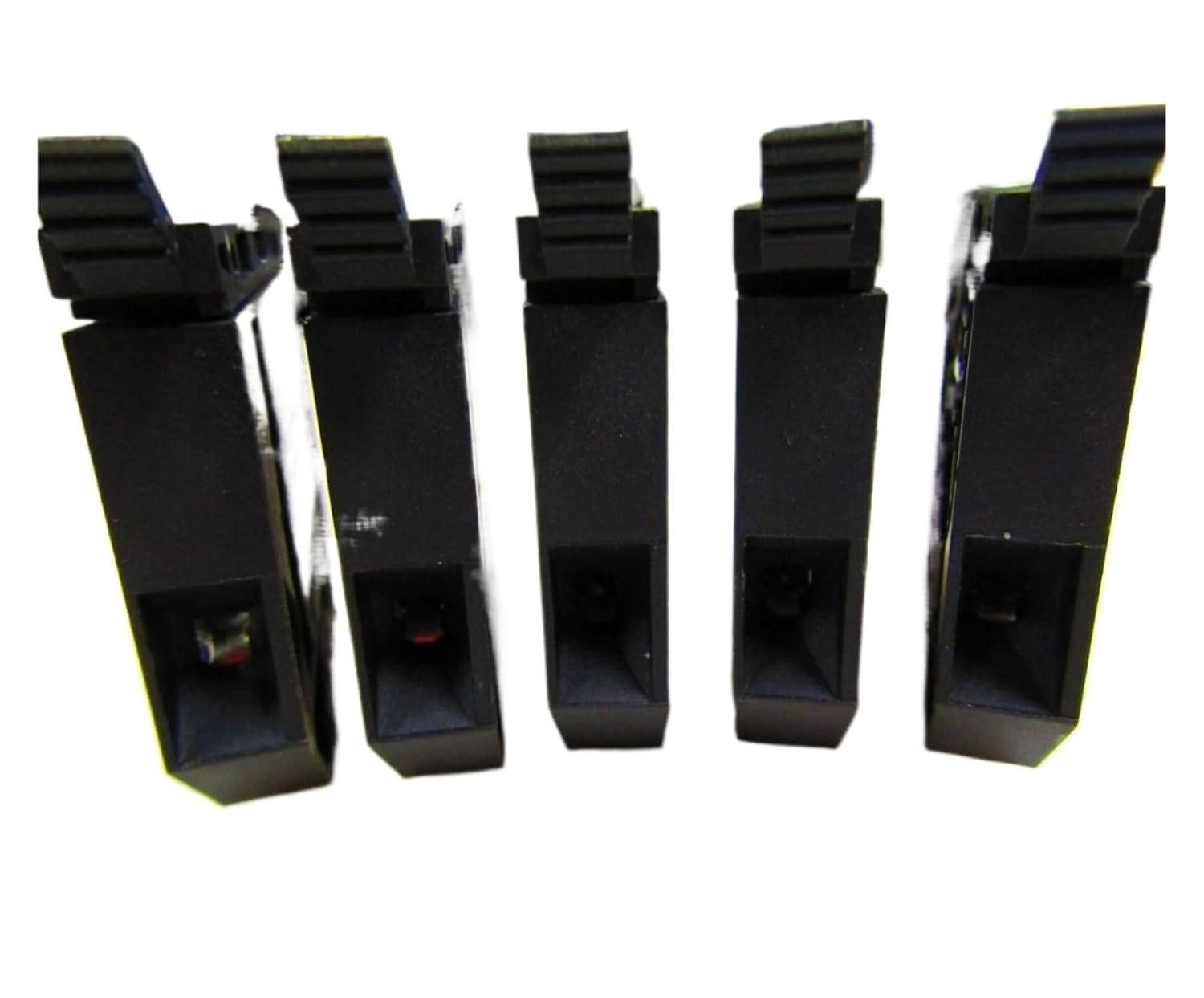 140-250ボルトヒューズ付きクランプ端子台WSI 4/2 5ピース