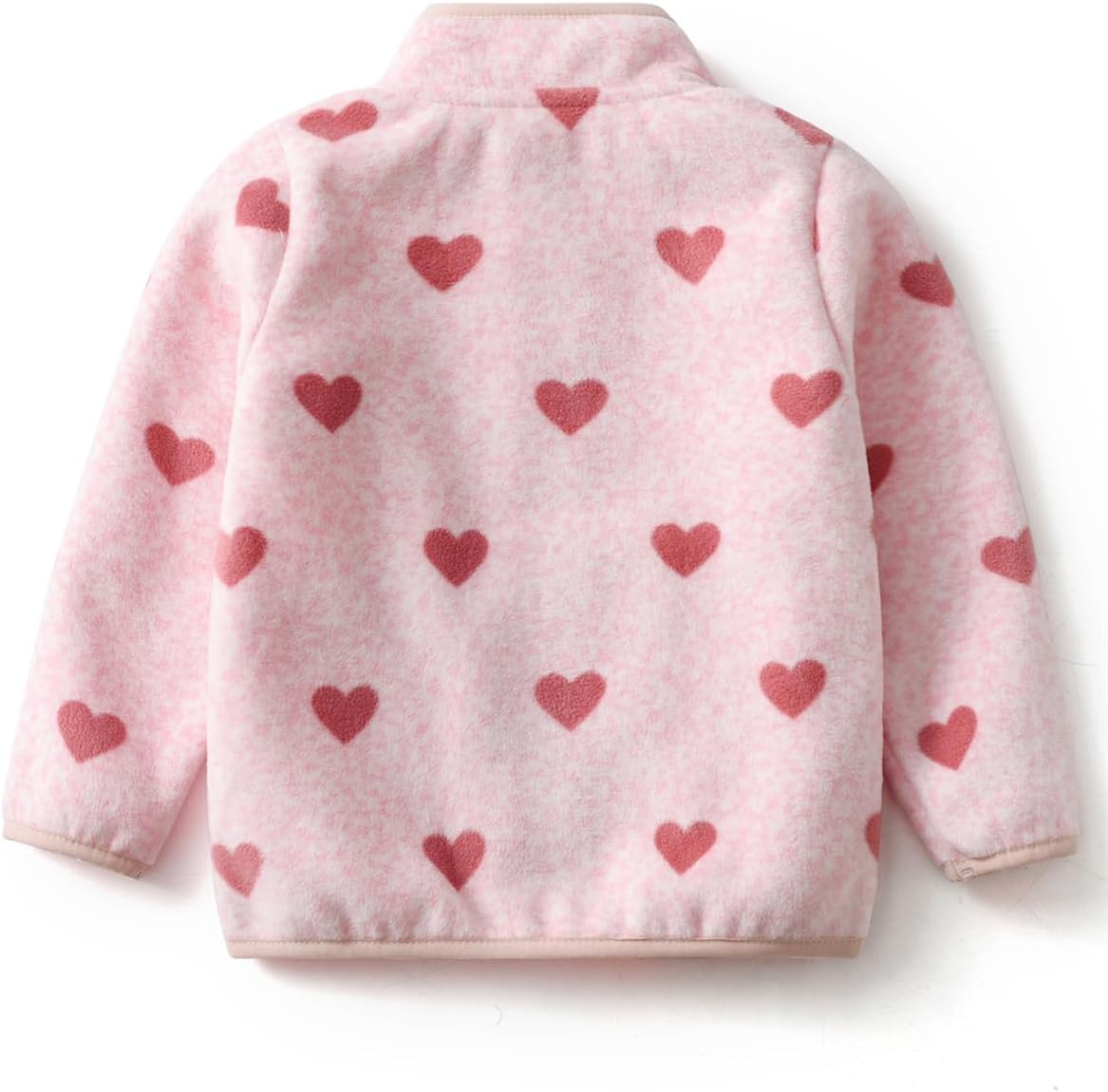 Kids Printed Polar Fleece Jacket Toddler Baby Boys Girls Autumn Winter Warm Sherpa Lining Outerwear Soft Lightweight - Image 2