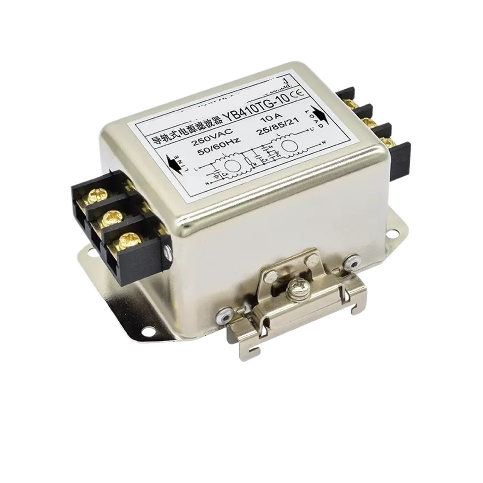 Filtre d'alimentation rail YB410TG-10A onduleur servo et variateur 220V
