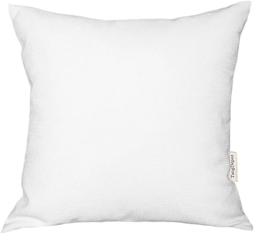 Miniatura 2 de TangDepot Blend Linen - Fundas de almohada decorativas hechas a mano, fundas de almohada cuadradas gruesas y suaves, fundas de cojín, fundas de