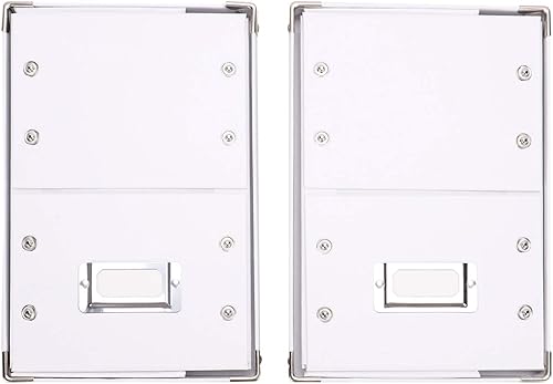 Miniatura 4 de Snap-N-Store Caja de almacenamiento para tarjetas de índice, caja organizadora plegable para 1100 tarjetas flash, tarjetas de negocios, recetas o