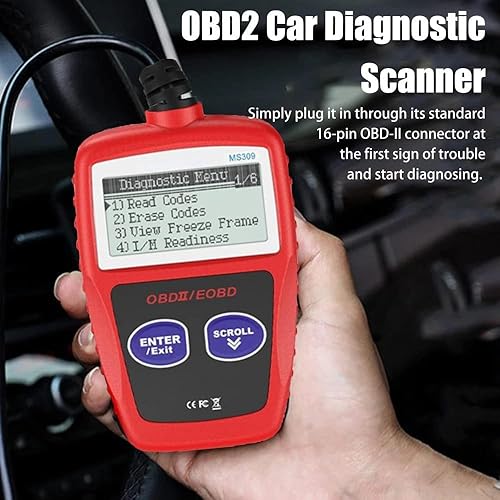 Miniatura 9 de Escáner CAN OBD2 MS309 Escáner automotriz Herramienta de diagnóstico del motor EOBD Lector de código de motor de verificación de automóvil,