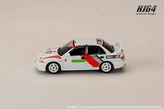 Hobby Japan HJ64 1/64 Mitsubishi Lancer RS Evolution III 1995 Group A Decoration Finished Product