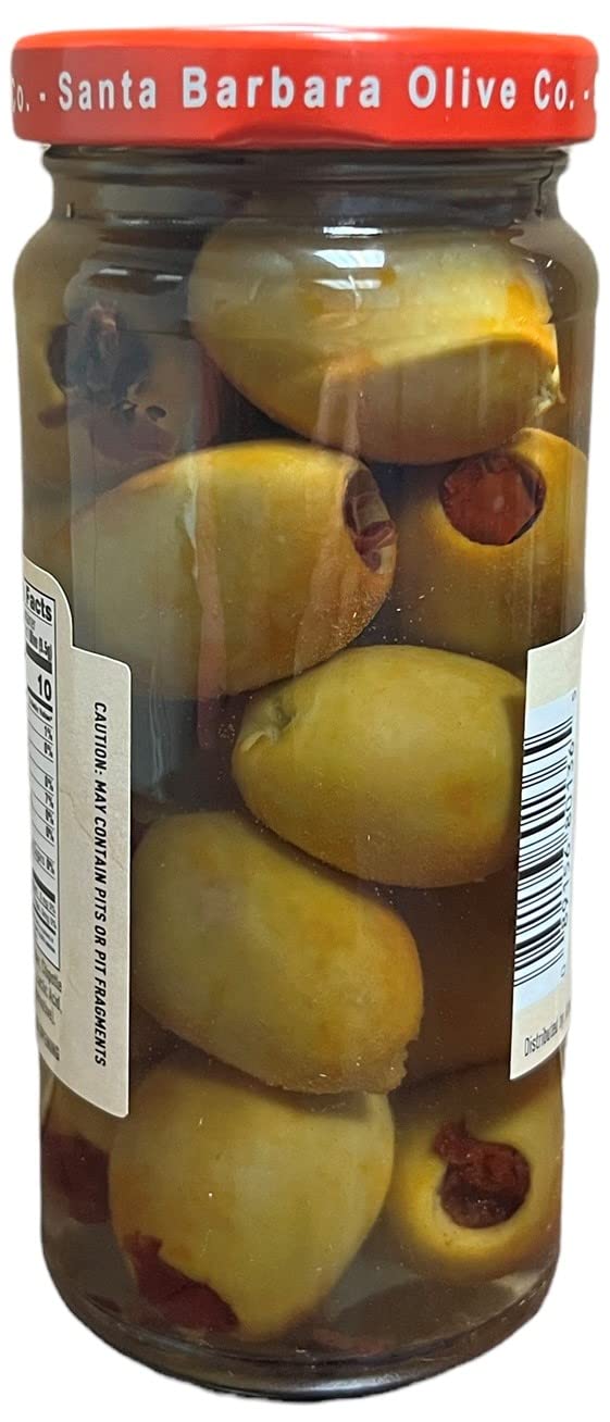 Santa Barbara 3pk Chipotle Stuffed Olives 5oz