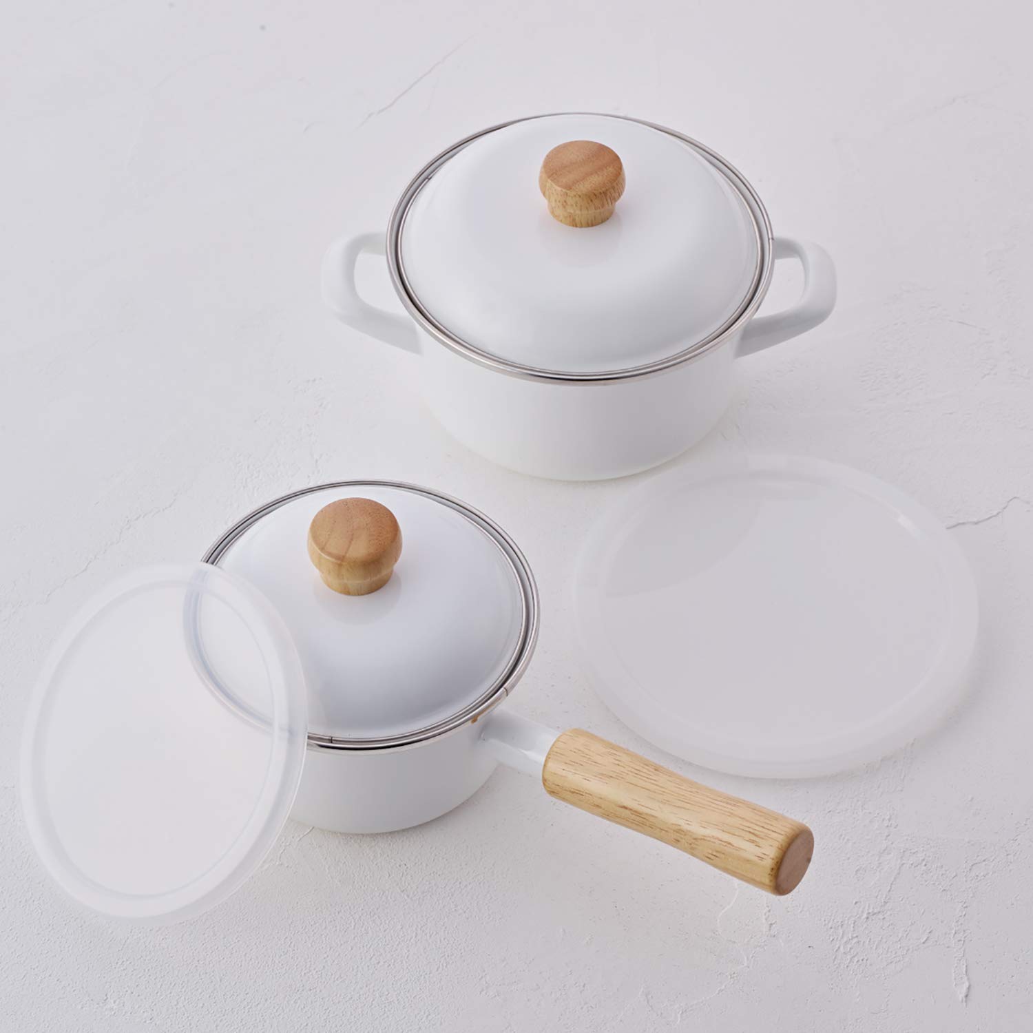 Amazon｜富士ホーロー ミニシリーズ (キャセロール15cm, ホワイト