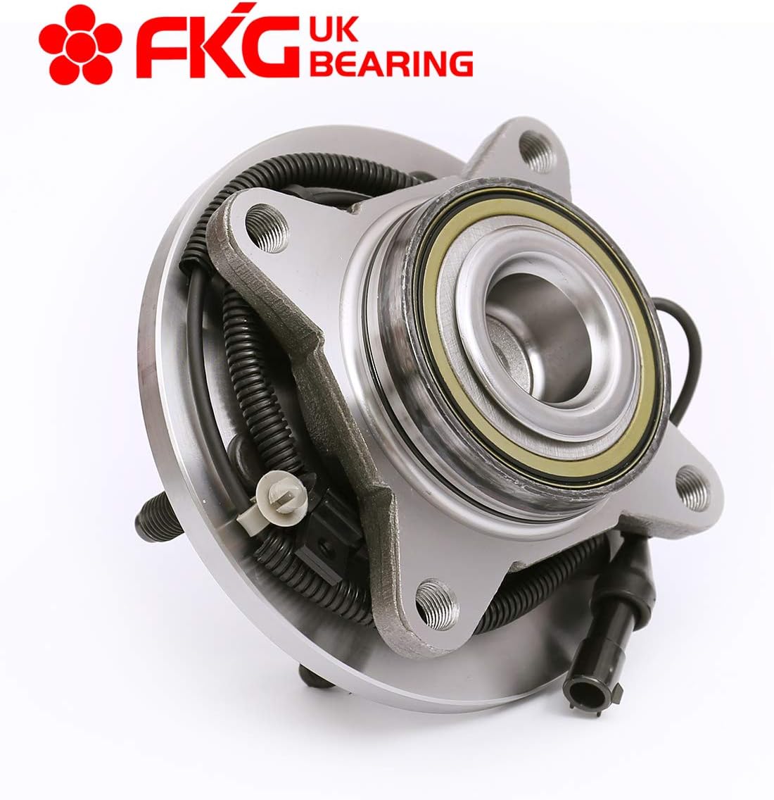 FKG 515117 (2WD Only) Front Wheel Bearing Hub Assembly fit for 2009-2010 Ford F-150, 2010 Ford Expedition, 2010 Lincoln Navigator, Set of 2