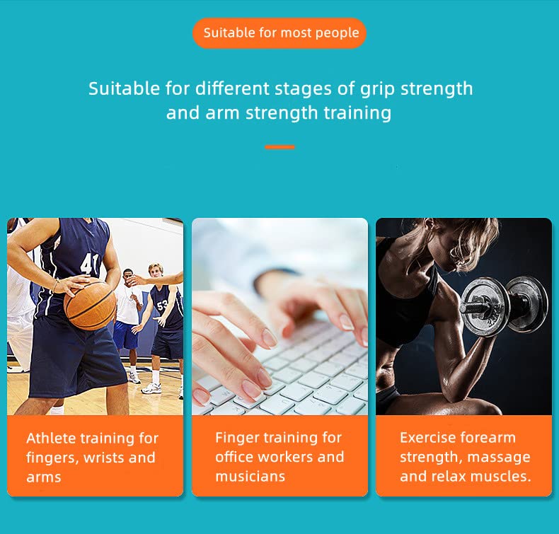 Handgrip-trainer, handtrainer, ring, siliconen, handgreeptrainer, vingertrainer, hand, onderarm, vingertrainer⊠- Image 5