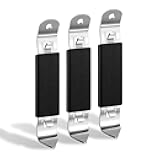 3 Pack Magnetic Bottle Openers Stainless Steel Flat Bottle Opener, Solid and Beer Openers Small Bottle Opener Can Tapper with Magnet for Camping and Traveling