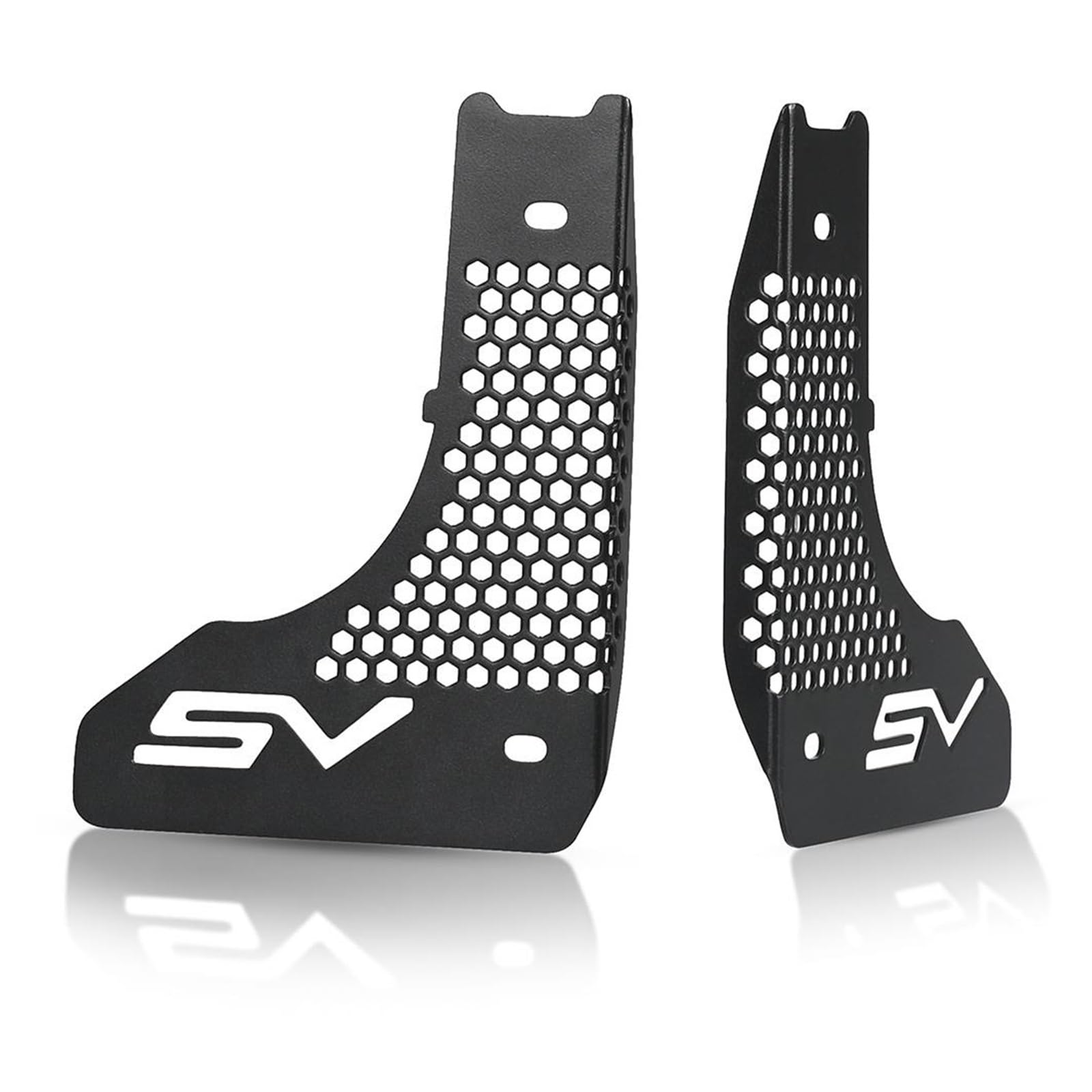 Compatible avec SV650 Moto Grille de radiateur latérale en Aluminium Protecteur de Protection SV 650 2016 2017 2018 2019 2020 2021 Accessoires (Color : Black)