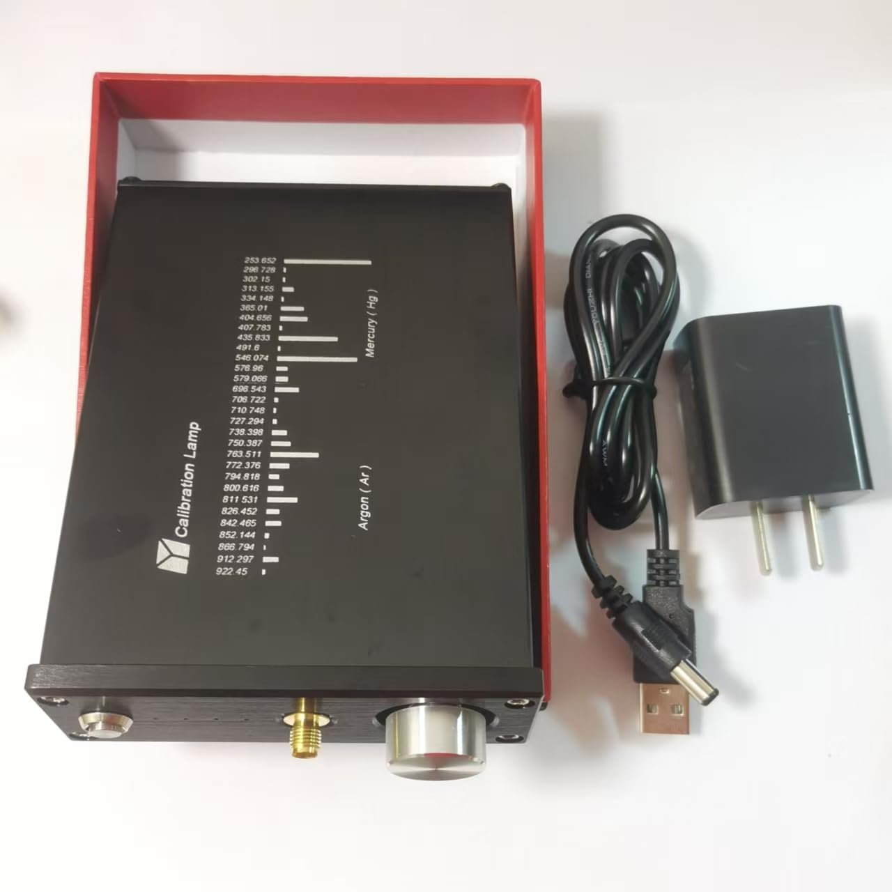 Brand New Mini Adjustable Fiber-Free Mercury Argon Lamp Calibration Light Source
