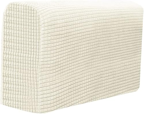 Miniatura 9 de BESPORTBLE Protector de sofá de 2 piezas, protectores de brazo de silla, elásticos universales para sofá, fundas elásticas para reposabrazos,