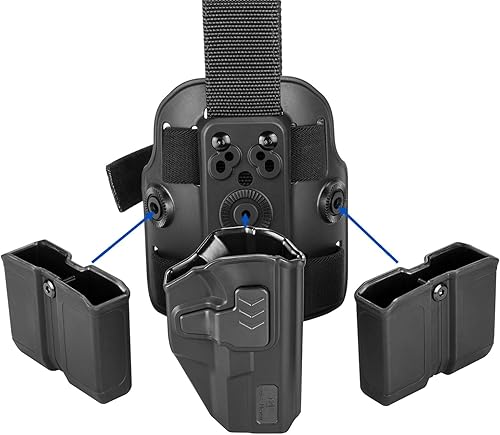 Miniatura 3 de Plataforma de pierna caída, correas ajustables de altura y muslo, accesorios de panel de pierna caída para fundas y bolsas de revistas