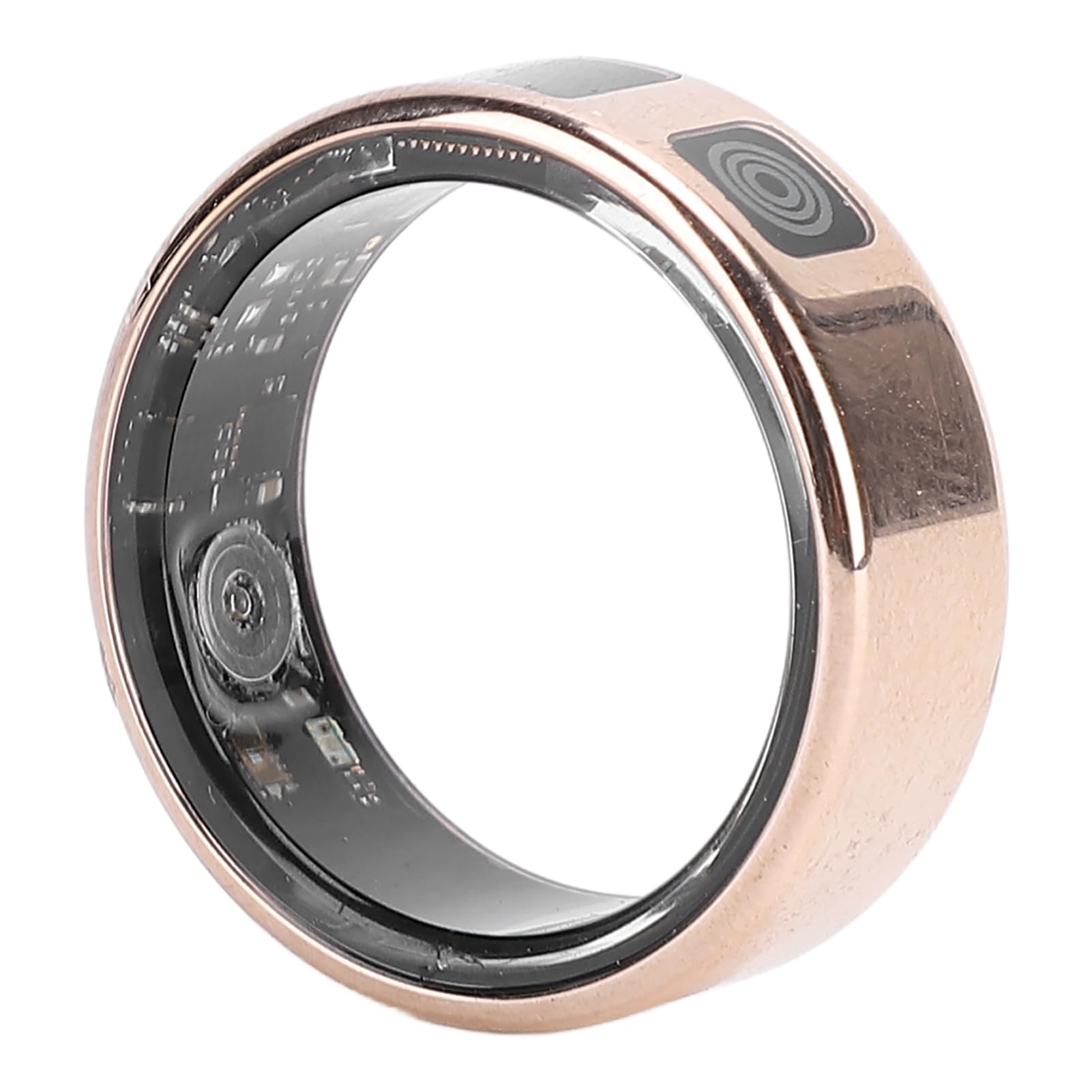 CHICIRIS Tracciamento Fitness Anello Intelligente, Resistenza All'acqua Monitoraggio Sportivo Indossabile Tracciamento Sanitario Smart Ring per Feste di Viaggio D'affari (ID 21,5 mm / 0.85in)