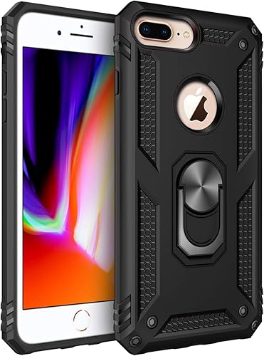 Vista 8 de Korecase Compatible con Funda para iPhone 8/Funda para iPhone 6/Funda para iPhone 7, Protección Extrema Armadura Militar de Doble Capa Resistente a